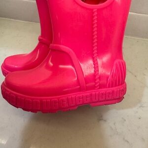 UGG Drizlita Toddler Bright Pink Rain Boots